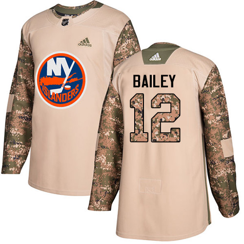 Kinder New York Islanders Eishockey Trikot Josh Bailey #12 Authentic Camo Veterans Day Practice